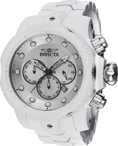 Invicta Men's 48224 Venom  Quartz Chronograph Silver Dial Watch