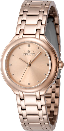 Invicta Women's 48228 Wildflower Quartz 3 Hand Rose Gold Dial Watch