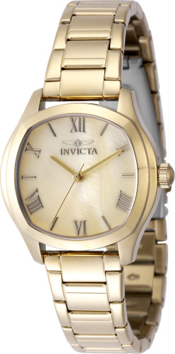 Invicta Women's 48235 Wildflower Quartz 3 Hand Gold Dial Watch