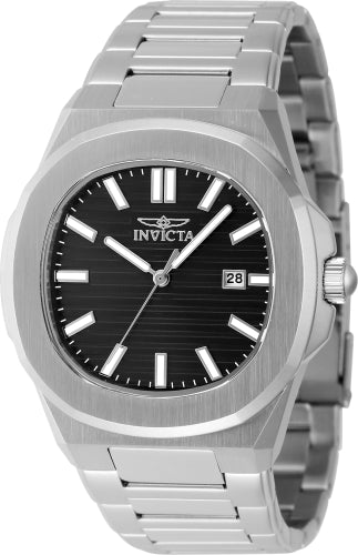 Invicta Men's 48319 Speedway Quartz 3 Hand Black Dial Watch