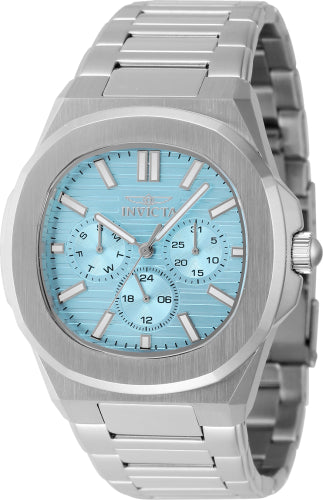 Invicta Men's 48328 Speedway Quartz 3 Hand Light Blue Dial Watch