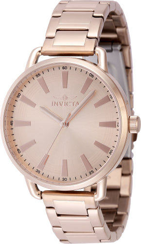 Invicta Women's 48330 Wildflower Quartz 3 Hand Rose Gold Dial Watch