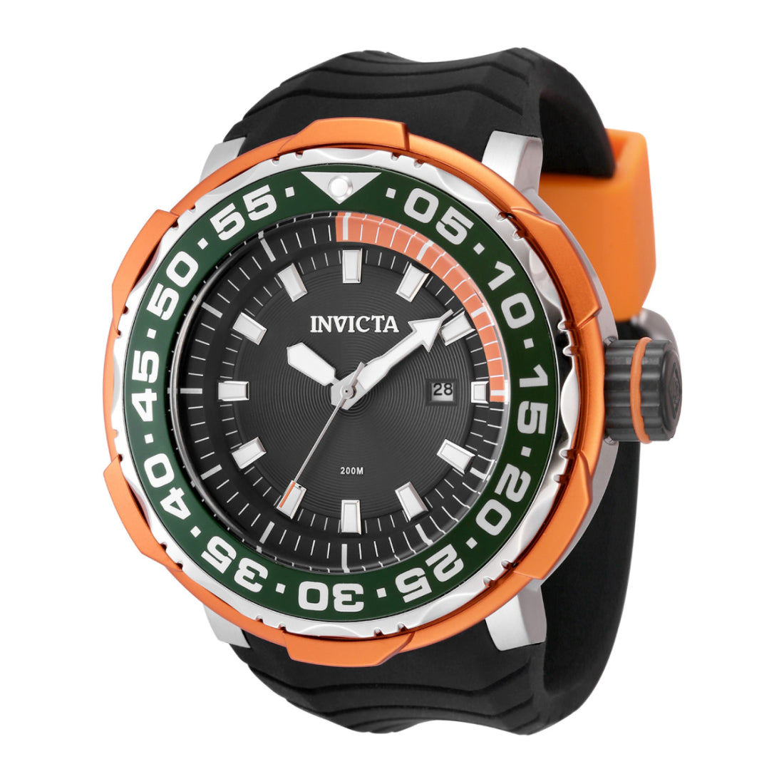 Invicta Men's 48340 Black Silicone Watch
