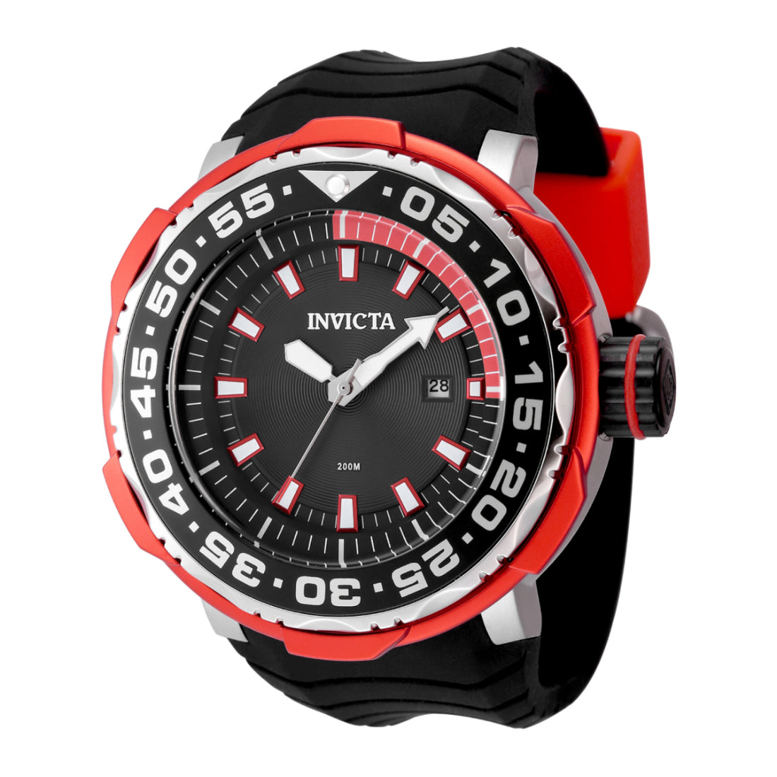 Invicta Men's 48341 Black Silicone Watch
