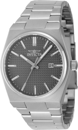 Invicta Men's 48391 Speedway Quartz 3 Hand Charcoal Dial Watch