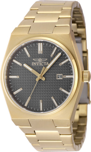 Invicta Men's 48397 Speedway Quartz 3 Hand Charcoal Dial Watch