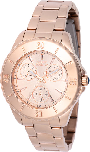 Invicta Women's 48403 Angel Quartz Chronograph Rose Gold Dial Watch