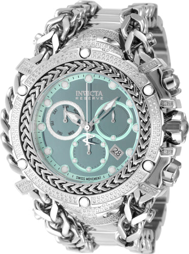 Invicta Men's 48416 Gladiator  Quartz Chronograph Turquoise Dial Watch