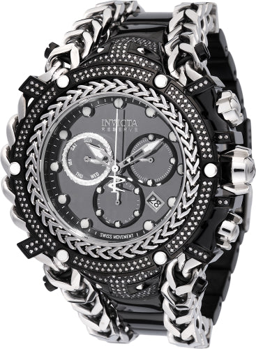 Invicta Men's 48419 Gladiator  Quartz Chronograph Black Dial Watch