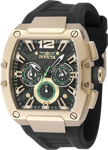 Invicta Men's 48468 Invicta Racing  Quartz Chronograph Green, Black Dial Watch