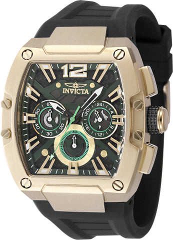 Invicta Men's 48468 Invicta Racing  Quartz Chronograph Green, Black Dial Watch