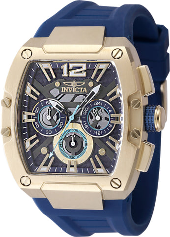 Invicta Men's 48469 Invicta Racing Quartz Chronograph Blue Dial Watch