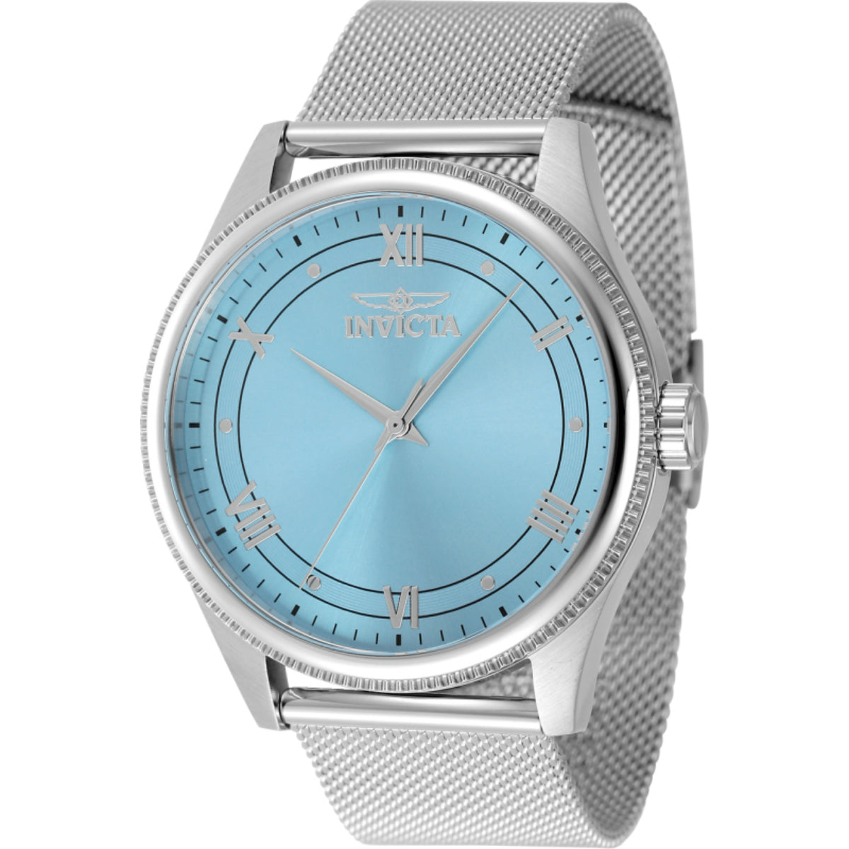 Invicta Men's 48483 Celestial Quartz 3 Hand Light Blue Dial Watch
