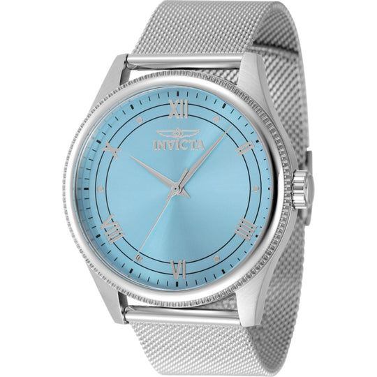 Invicta Men's 48483 Celestial Quartz 3 Hand Light Blue Dial Watch