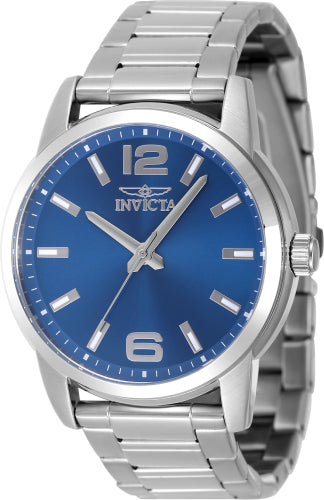 Invicta Men's 48490 Celestial Quartz 3 Hand Blue Dial Watch