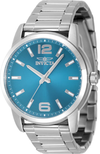 Invicta Men's 48495 Celestial Quartz 3 Hand Light Blue Dial Watch