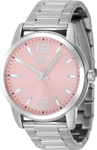 Invicta Men's 48497 Celestial Quartz 3 Hand Pink Dial Watch