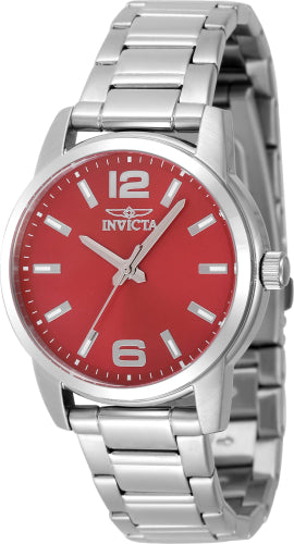 Invicta Women's 48500 Celestial Quartz 3 Hand Red Dial Watch