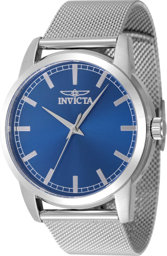 Invicta Men's 48502 Celestial Quartz 3 Hand Blue Dial Watch