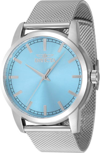 Invicta Men's 48508 Celestial Quartz 3 Hand Light Blue Dial Watch