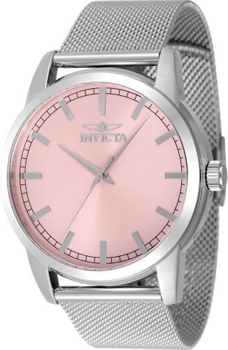 Invicta Men's 48510 Celestial Quartz 3 Hand Pink Dial Watch