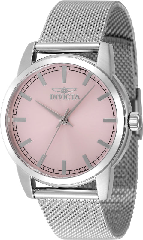 Invicta Women's 48514 Celestial Quartz 3 Hand Pink Dial Watch