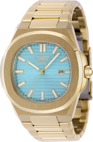 Invicta Men's 48517 Speedway Quartz 3 Hand Light Blue Dial Watch