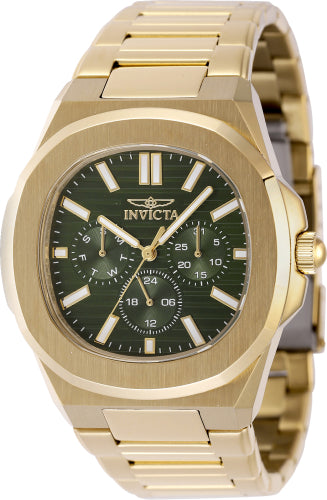 Invicta Men's 48523 Speedway Quartz Chronograph Green Dial Watch