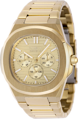 Invicta Men's 48525 Speedway Quartz Chronograph Gold Dial Watch