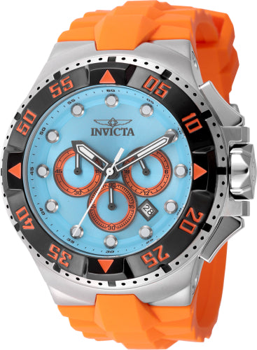 Invicta Men's 48535 Excursion Quartz VD53 Turquoise, Orange Dial Watch