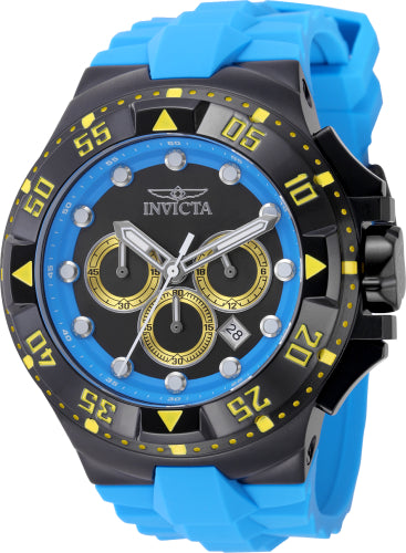Invicta Men's 48538 Excursion Quartz VD53 Yellow, Blue, Black Dial Watch