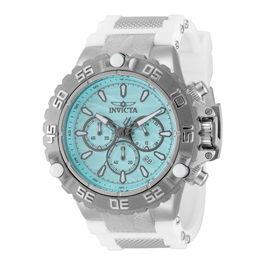 Invicta Men's 48557 White, Steel Silicone Watch
