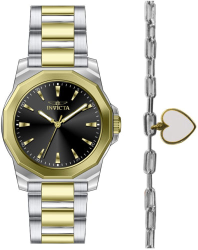 Invicta Women's 48578 Speedway  Quartz 3 Hand Black Dial Watch