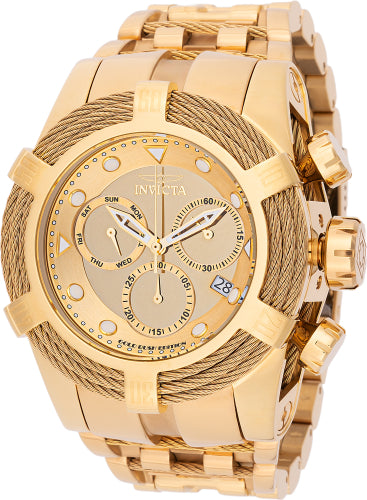 Invicta Men's 48604 Bolt  Quartz Chronograph Gold Dial Watch