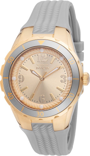 Invicta Women's 48850 Angel Quartz 3 Hand Gold Dial Watch