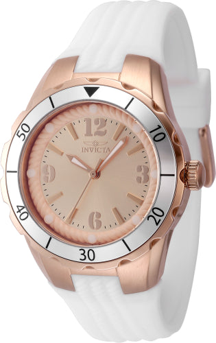 Invicta Women's 48853 Angel Quartz PC21 Rose Gold Dial Watch