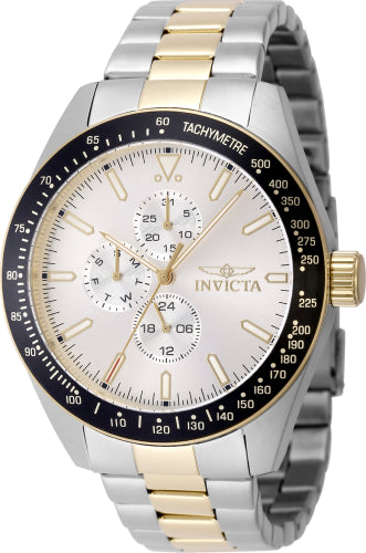 Invicta Men's 48861 Aviator Quartz VH67 Silver Dial Watch