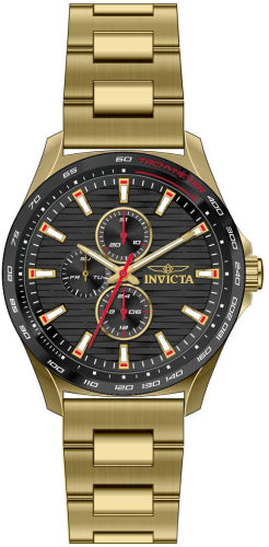 Invicta Men's 48871 Invicta Racing Quartz Chronograph Black Dial Watch
