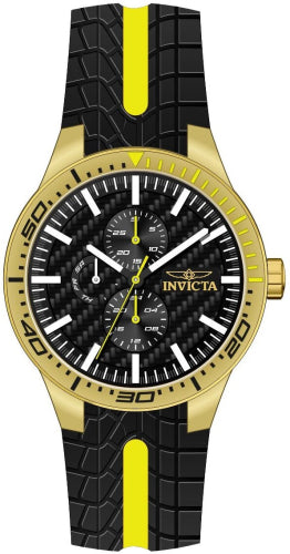 Invicta Men's 48873 Invicta Racing Quartz 3 Hand Black Dial Watch