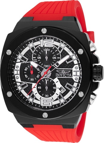 Invicta Men's 48880 Invicta Racing Quartz Chronograph Black Dial Watch