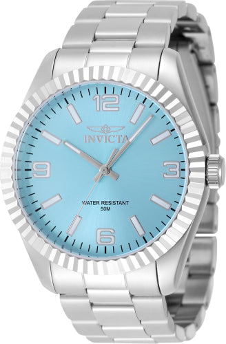 Invicta Men's 48904 Specialty Quartz 3 Hand Tiffany Blue Dial Watch