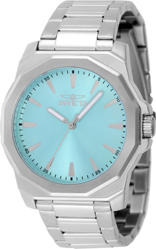 Invicta Men's 48912 Speedway Quartz 3 Hand Tiffany Blue Dial Watch