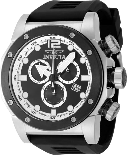 Invicta Men's 48979 Sea Hunter  Quartz Chronograph Black Dial Watch