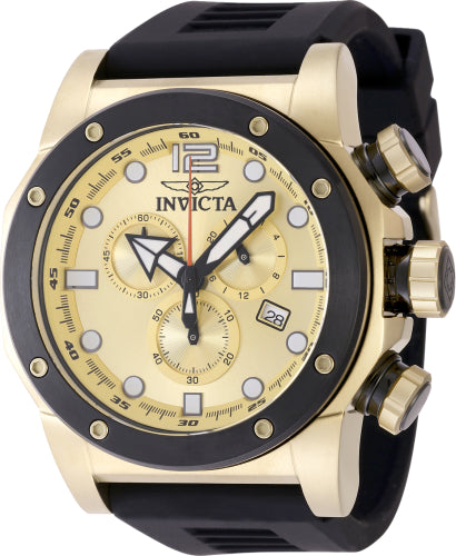 Invicta Men's 48980 Sea Hunter  Quartz Chronograph Gold Dial Watch