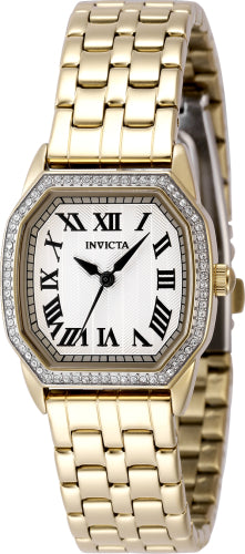Invicta Women's 49000 Wildflower  Quartz 3 Hand Silver Dial Watch