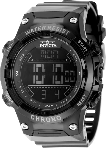 Invicta Men's 49040 Invicta Racing  Digital GMT/Alarm Black Dial Watch