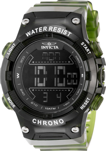 Invicta Men's 49049 Invicta Racing  Digital GMT/Alarm Black Dial Watch