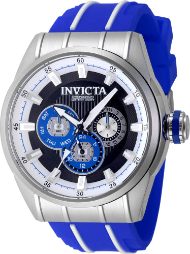Invicta Men's 49050 Speedway  Quartz Chronograph Blue, Black Dial Watch