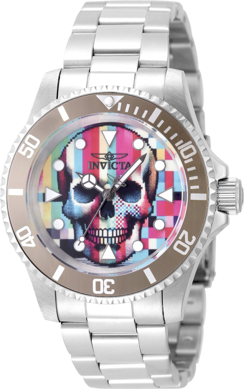 Invicta Men's 49060 Pop Art   Quartz 3 Hand Multi Color Dial Watch