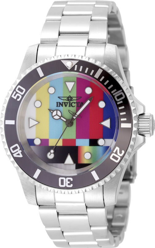 Invicta Men's 49061 Pop Art   Quartz 3 Hand Multi Color Dial Watch